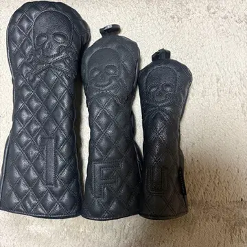 해골 골프헤드커버 3개 세트