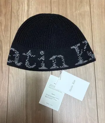 Martin Kim 로고 니트 모자