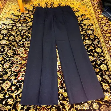 빈티지 슬랙스 와이드 스트레이트 슬랙스 90s 센터 프레스