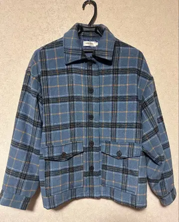 RIKKA 체크 무늬 자켓 프리 사이즈