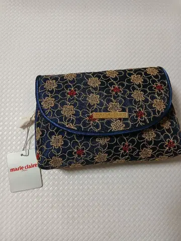 marie claire 자수 클러치 파우치 새상품