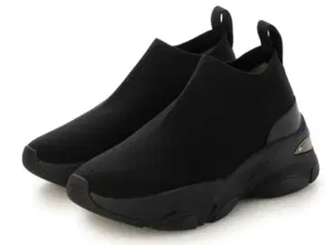 발수 가공 경량 니트 삭스 스니커즈. 25cm 블랙.