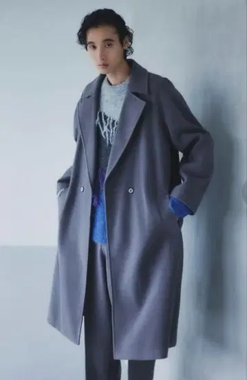 TAKEO KIKUCHI 테크 멜톤 오버 체스터 코트 L 사이즈