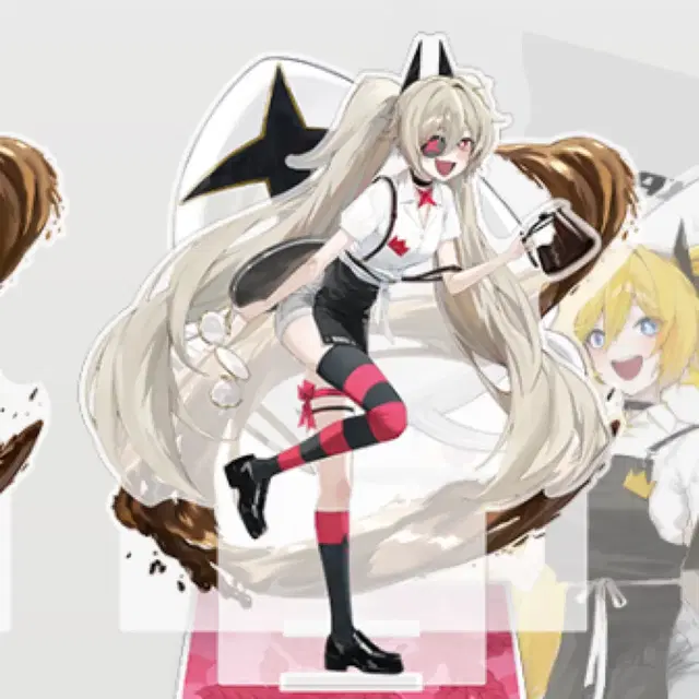 디제이맥스 디맥 콜라보 아크릴스탠드 디오라마 망이 엘페일