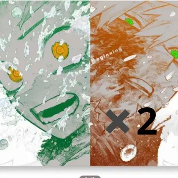 히로아카 원화전 아트 포스터 미도리야 데쿠 바쿠고 카츠키 다이너마이트