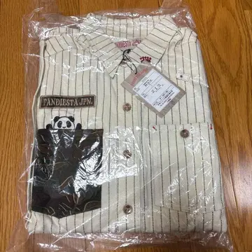 [ 미사용 ] PANDIESTA JAPAN 반팔 셔츠 S 사이즈 아이보리