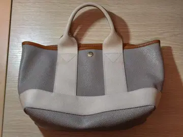 탑카피 토트백 그레이 베이지