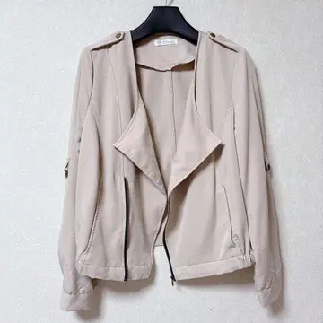 [ 새상품급 ] 베이지 노카라 자켓