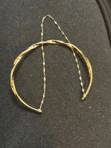 925 트위스트 디자인 팔찌