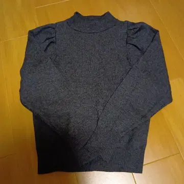 UNTITLED 하이넥 프티 돌먼 니트 <세탁 가능/캐시미어 혼방>