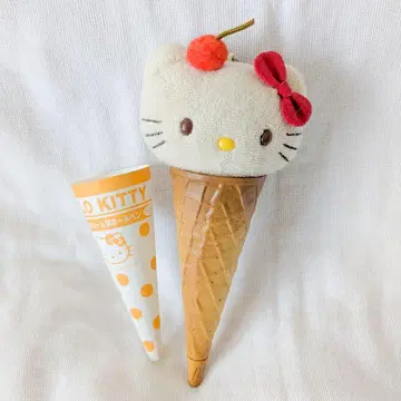 헬로키티 아이스크림 콘 키링 볼펜 HelloKitty