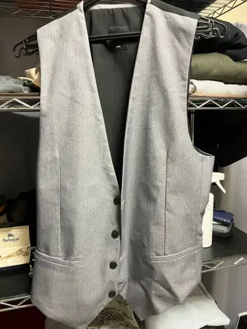 그레이 수트 베스트 L 사이즈