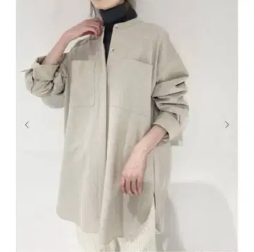 SLOBE IENA 멜란지 루즈 셔츠 베이지 36