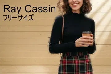 RayCassin 레이 카즌 프릴 하이넥 풀오버