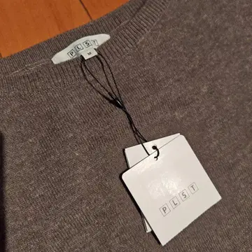 PLST 울 판초 니트