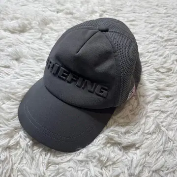 BRIEFING 메쉬 캡 그레이 골프웨어