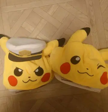 [ 미사용 새상품 ] 포켓몬 피카츄 모자 세트