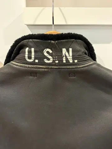 AVIREX 램 가죽 G-1 플라이트 자켓 유즈드 가공 XL