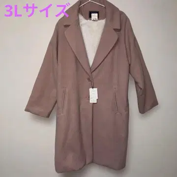 시마무라 안감 퍼 체스터 코트