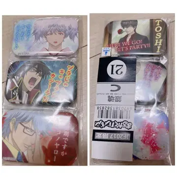 은혼 점프 페스타 2017 마루카쿠 캔뱃지 세트 미개봉 새상품 레어