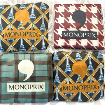 MONOPRIX 모노프리 에코백 4개 세트