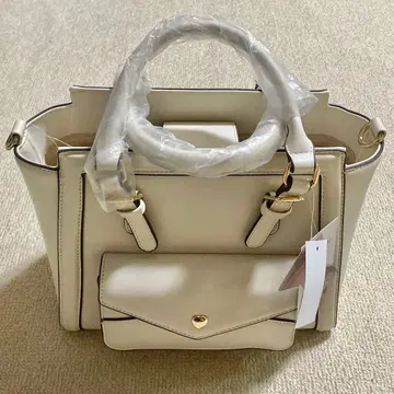 시마무라 maki melume 레터 포켓 2WAY 백 화이트