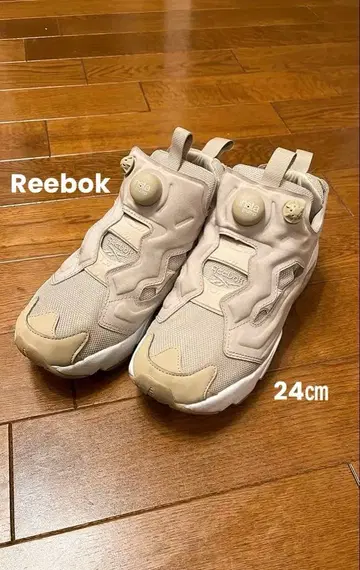 새상품급 Reebok 인스타펌프 퓨리 베이지 24cm