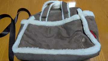 스누피 플리스 백