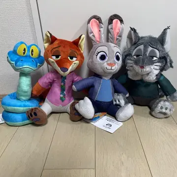 주토피아2 봉제 인형 4개 세트