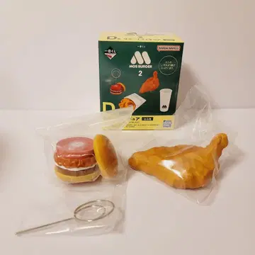 모스버거 제일복권 D상 서포트 피규어 메모 스탠드, 고무줄 스탠드