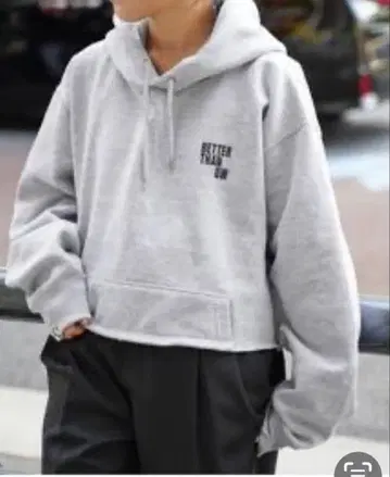 Deuxieme Classe BTN 쇼트 후디 그레이