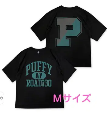 PUFFY T셔츠 M 사이즈 극 블랙