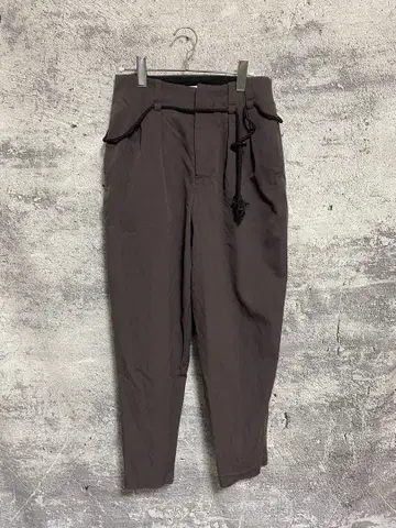 에토센스 로프 벨트 울 팬츠