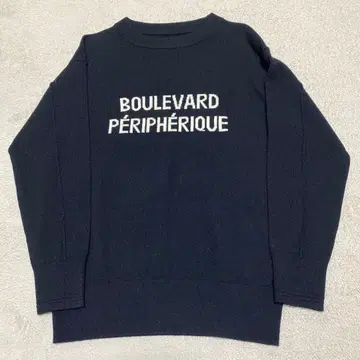 스픽앤스팬 프렌치 로고 니트