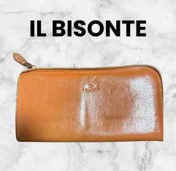 일비종떼 ILBISONTE 라운드 지퍼 장지갑 브라운 야키누메