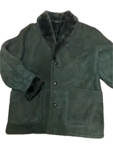 Leder Crif 무스탕 자켓 그린 50 CURPESA 양가죽