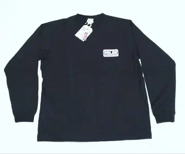 CALEE 칼리 로고 프린트 롱T 셔츠 /L/블랙