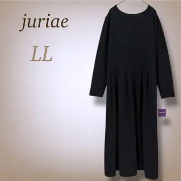 미사용 새상품 빅 사이즈 롱 원피스 건조기 OK 속건성 블랙 LL