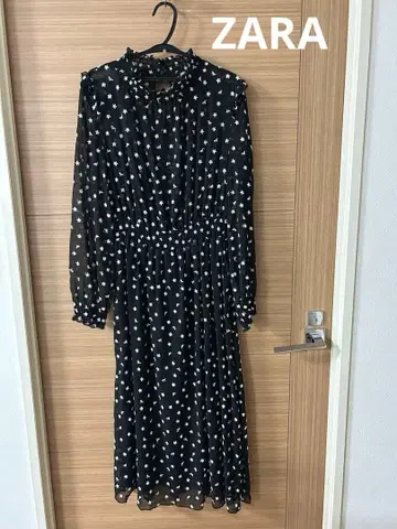 ZARA 블랙 시스루 원피스