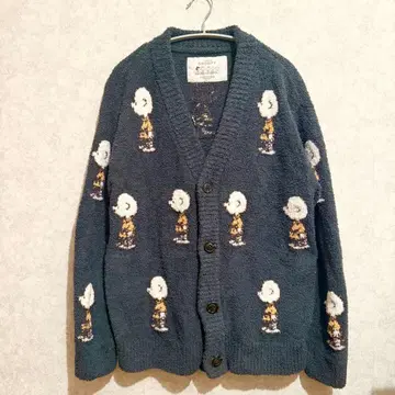 젤라또피케 스누피 찰리 브라운 가디건 니트
