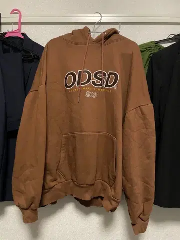 ODSD 후드티 ODDSTUDIO 오드 스튜디오 브라운