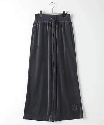 잉게보그 2024년 까멜리아 자수 벨로아 팬츠