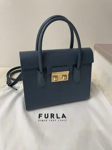 [ 새상품급 ] FURLA 훌라 메트로폴리스 숄더백 블루 2way
