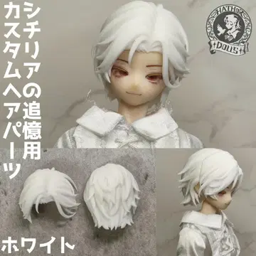 시칠리아의 추억 커스텀 헤어 부품 기동순식 화이트