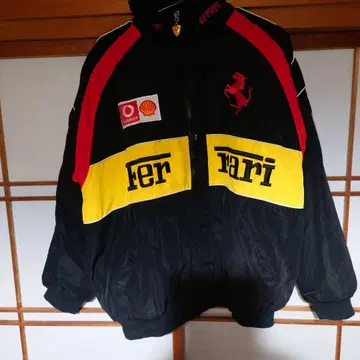 페라리 점퍼 블루종 블랙/레드/옐로우