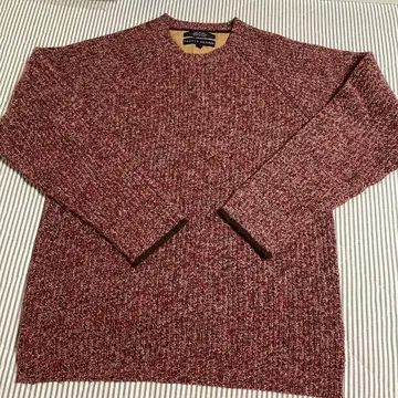 타미힐피거 남성용 니트 크림슨 M 사이즈