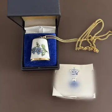 B&G Royal Copenhagen 넥클레스 탑 손가락 모양 목걸이