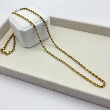 여성용 목걸이 골드 스크류 유품 정리품 앤티크 주얼리