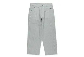 SEERSUKER STRIPE PAINTER PANTS