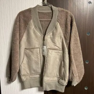 W CLOSET 플리스 자켓 리버서블